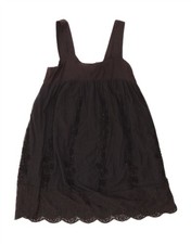 SIMONA BARBIERI Womens Twin-Set Shift Dress UK 10 Small Black Floral CZ01