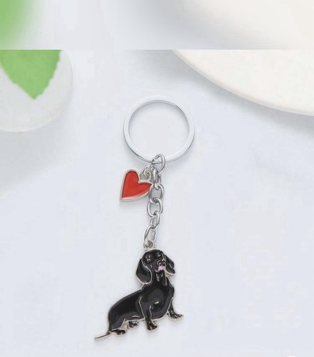 Black sausage dog daschund - sausage,