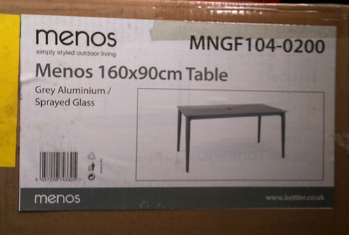 Kettler menos grey metro - menos, glass