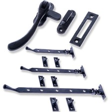 Black Antique Casement Window