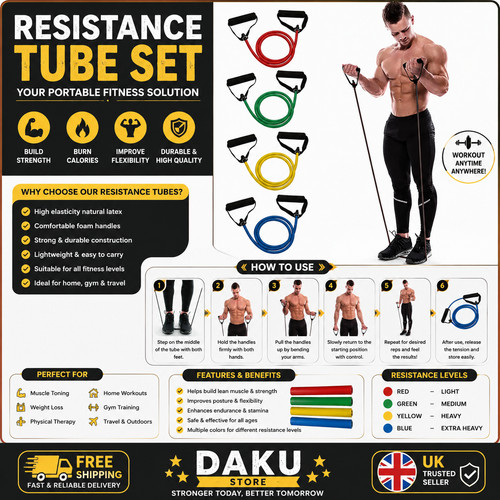 Resistance bands with - bands,