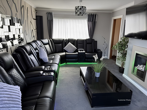 Black leather electric - black,