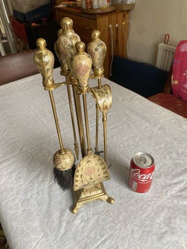 Vintage solid brass - , fireside