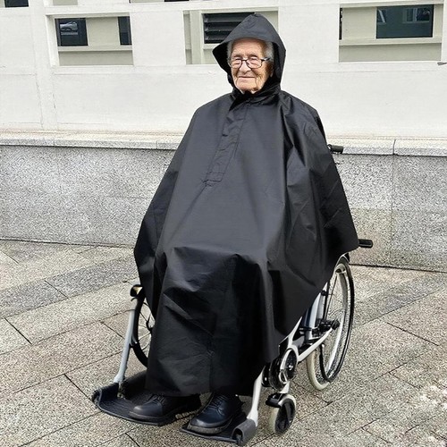 Wheelchair waterproof poncho - waterproof,