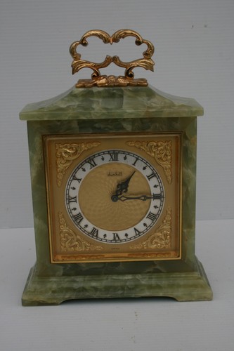 Dunhill onyx mantle clock - dunhill,