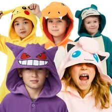 Onesie Kigurumi Pyjamas Kids Carnival Pokemon Jumpsuit Costume Warm 95-145cm