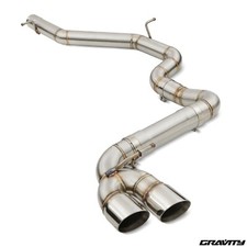 STAINLESS STEEL CATBACK EXHAUST SYSTEM FOR AUDI TT 8J 2.0 TDI QUATTRO 08-14