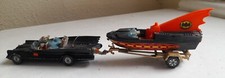 Corgi Batmobile 267 & Bat Boat  Plus Original Trailer  (1976 Ex/Ex )