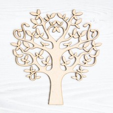 Wooden Tree MDF Shape Blank