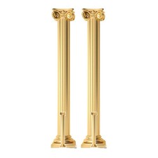 Golden Roman Columns Pillars