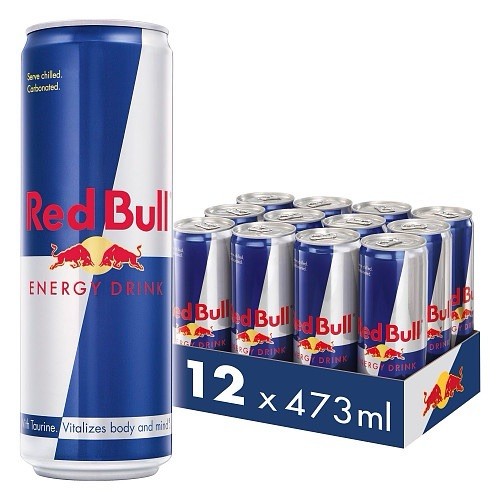 Red bull energy drink - bull, original
