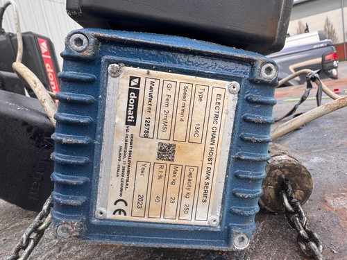 Donati chain hoist 250 - 250, kg