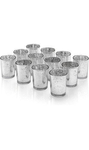 Artis mercury glass votive - mercury,