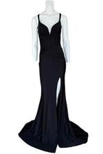Jovani Black Maxi Evening Gown
