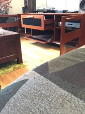 BDI stereo and TV cabinet