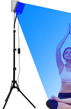 Home Sun Tanning Lamp, Face & Body Solarium, 2 Modes, 5 Levels, Stand+Hook