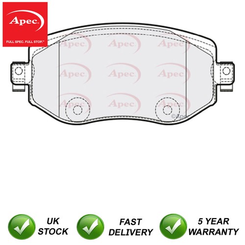 Brake pads set front - front, apec