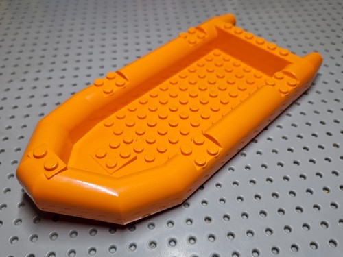 Lego boat rubber dinghy - rubber, raft