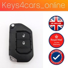 Jeep Gladiator Wrangler 2Button Flip Remote Key Fob  with logo 433MHz 68416786AB