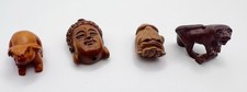 4 Japanese Netsuke Figures