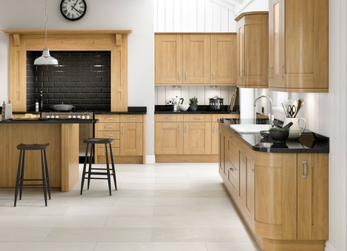 Shaker oak kitchen - shaker,