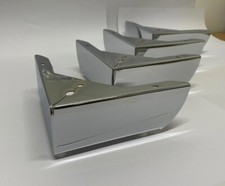 4 x sofa legs chrome metal