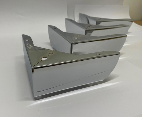 Sofa legs chrome metal - x,
