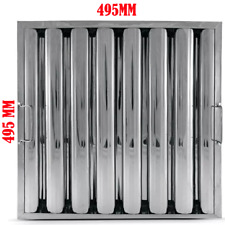 Commercial Stainless Steel Kitchen Canopy Baffle Filter (variable size)