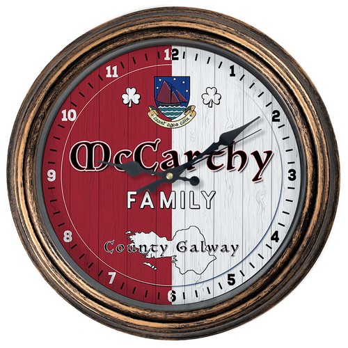 Personalised wall clock - wall,