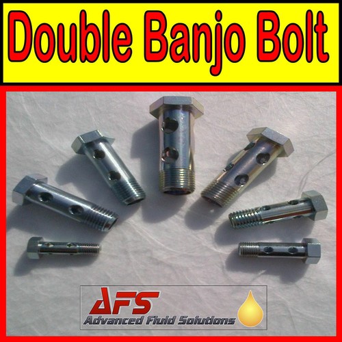 Metric double banjo - double, bolt