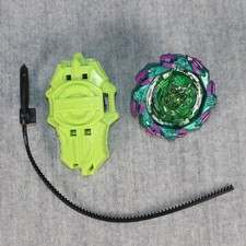 BEYBLADE Hasbro Burst QuadStrike Chain Kerbeus K8 Green Launcher Ripstick 2010s