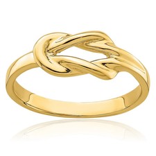 14K Solid Yellow Gold Love