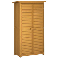 Outsunny Wooden Garden Storage