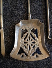 Set of Antique Victorian Brass