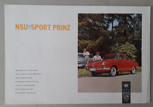 Nsu sport prinz brochure - sport,