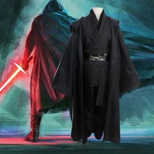 Star Wars Cosplay Costume Jedi Anakin Skywalker Darth Vader Cloak Robe Halloween