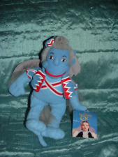 THE WIZARD OF OZ BLUE FLYING MONKEY BEANIE PLUSH SOFT TOY TAG WARNER BROS (b)