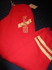 NWT FSU FLORIDA STATE WOMENS JOGGERS SWEAT PANTS RED MEDIUM