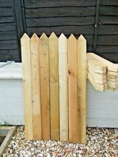 Premium Picket Pales 20PK Fencing Pales Timber Treated Wood Pointed 500x70x20mm