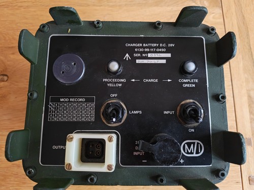 Clansman battery charger c - battery, d.c