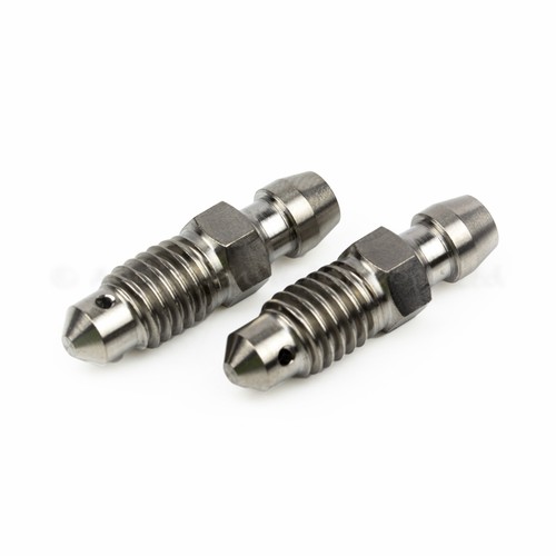 Titanium bleed nipple - titanium,