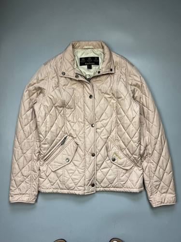 Barbour rose gold quilted
