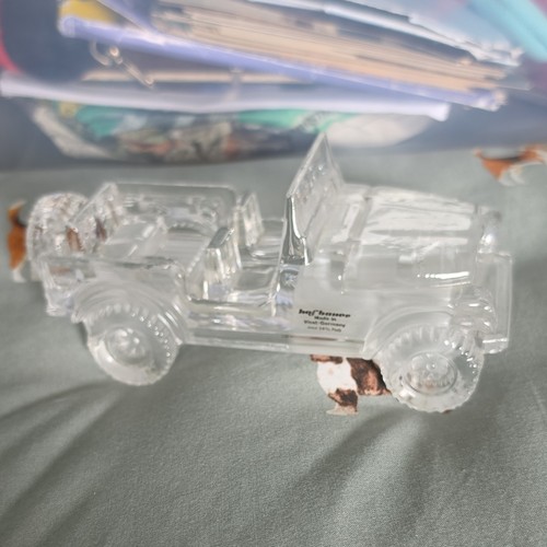 Hofbauer clear glass jeep - clear,