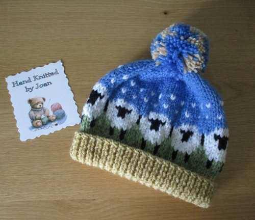 New hand knitted baby - knitted., hat