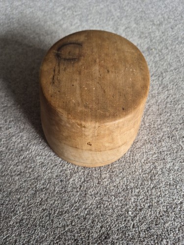 Vintage wooden hat block - vintage,