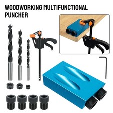 15Pcs Pocket Hole Jig Kit