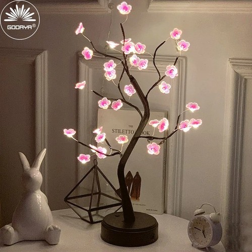 Artificial tree night - artificial, lamp