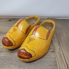 Wooden Clogs Handmade Wooden Sandals Apx 30cm