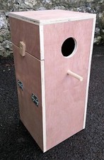 Cockatiel Parakeet Nest Nesting Breeding Boxes 18" x 8" x 8" With Side Door
