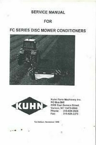 Kuhn mower conditioner fc200 - kuhn,